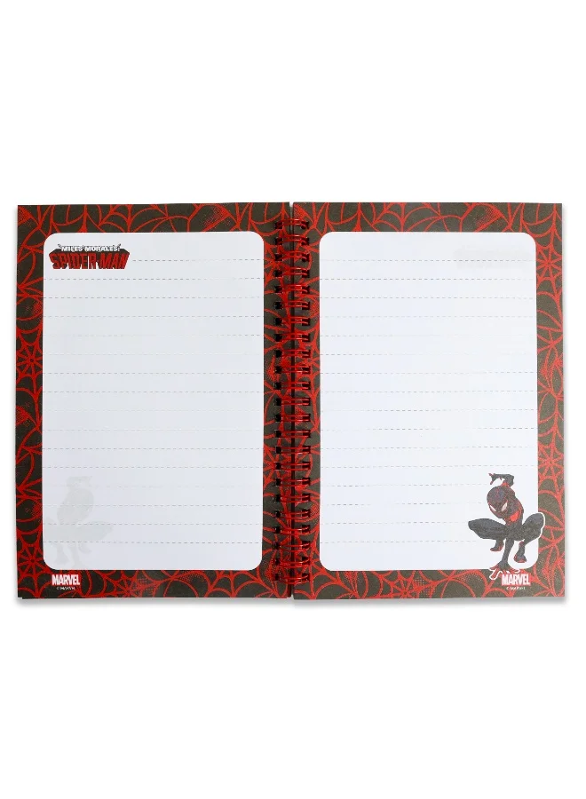 Marvel  Marvel Miles Morales Spiderman A6 Spiral Note Book for Kids | Best Price UAE